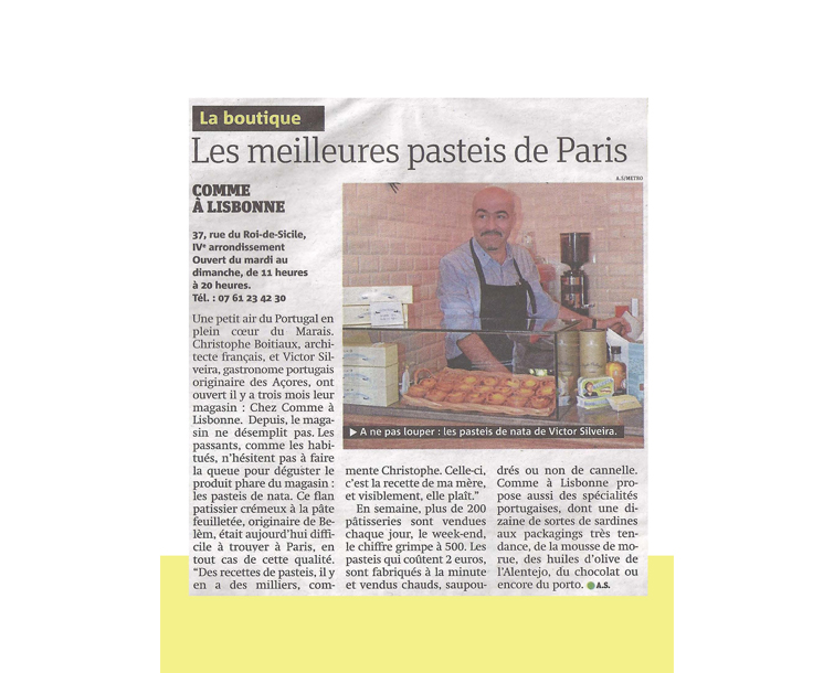 Comme à Lisbonne - Press